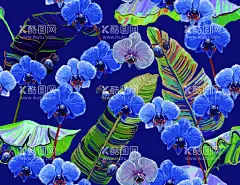 热带男装花  - 源文件下载【酷图网】热带花,男装,印花,数码印花,大牌,叶子,鸟,花,