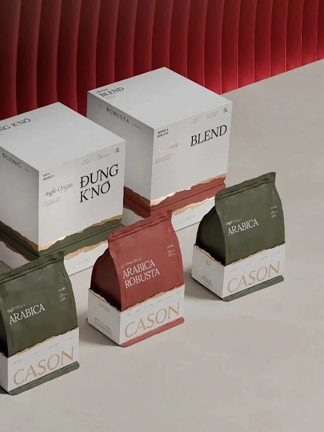CASON咖啡品牌与包装设计， - 小红...