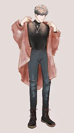 100张易烊千玺高清插画壁纸，千玺的迷妹们快存图吧