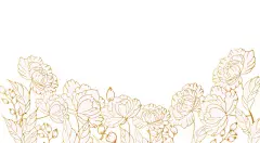 图源免费EPS文件 |奢华花卉金线艺术壁纸。优雅的植物淡粉色牡丹花卉和装饰背景。用于装饰、婚礼卡片、家居装饰、包装、印刷、封面、横幅的设计插图