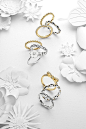 Combine PANDORA's feminine and classic bow and floral rings with some of the more modern designs. #PANDORAring