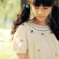 [莜蒽-UNlife]森林女孩 日系 原单 刺绣图案 连衣裙