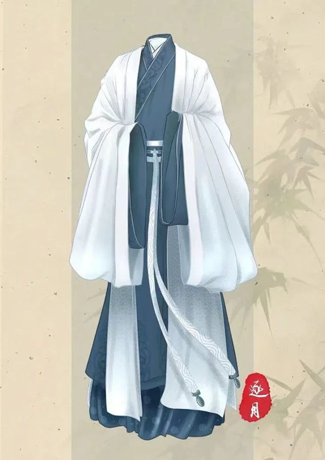 古风服饰21—中国古代男子服饰合集（二） - 小红书-花瓣网