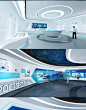 3D效果图设计代做制作展厅博物馆科技党建党员活动室会议室文化墙-淘宝网