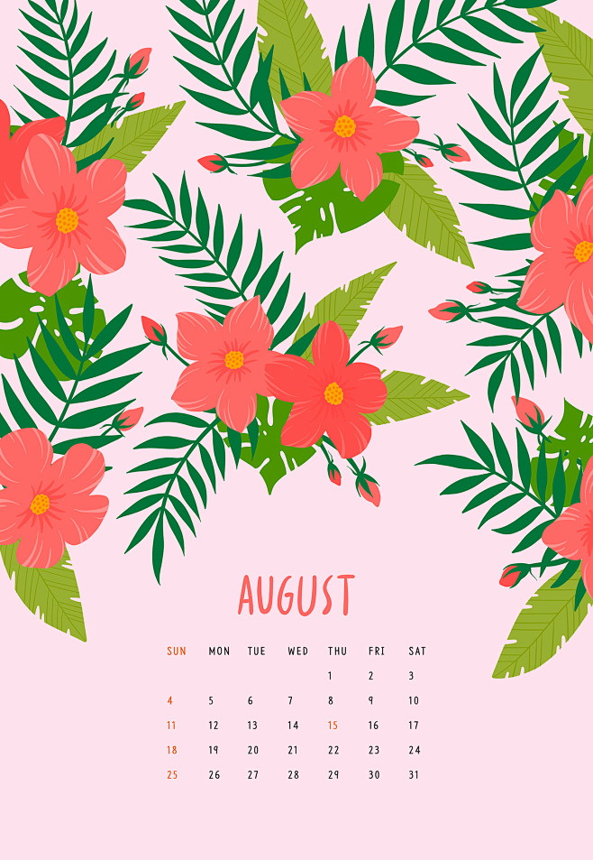 鲜花绿叶 手绘插画 休闲生活 2019年...