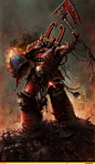 Warhammer 40000,warhammer40000, warhammer40k, warhammer 40k, ваха, сорокотысячник,фэндомы,World Eaters,kharn the betrayer,kharn,Jin-Woo Park,удалённое