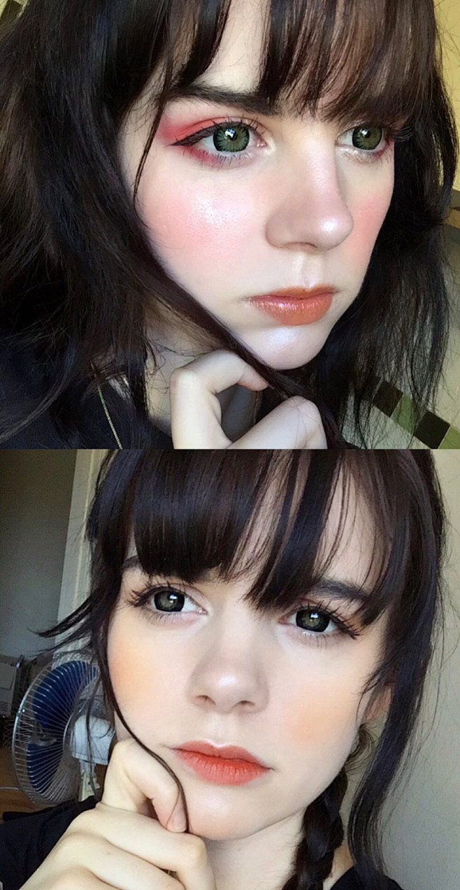 萝莉鼻头妆容太可爱了[憧憬] ​​​​ ...