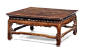 A large square nanmu table 17th/18th century: 