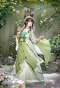 琼海封面设计采集到女频★古风人物