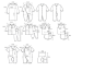 婴儿服饰各类小图标