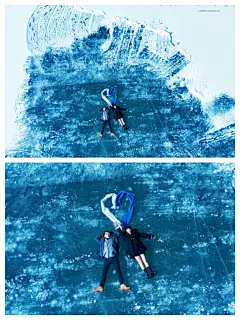 川西奇幻蓝冰现实版冰河世纪婚纱照❄️