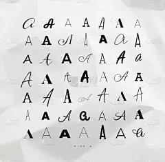 为字母设置符号a