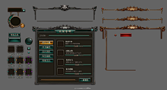 丫小呜采集到game ui