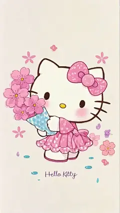 凯蒂猫春日限定壁纸来咯～太可爱了叭 - 小红书