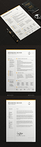 Clean Resume Word - #Resumes Stationery Download here: https://graphicriver.net/item/resume/18528474?ref=classicdesignp: 