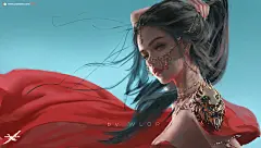wlop - 风曳