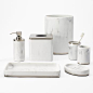 SONOMA Goods for Life™ Faux Marble Bath Accessories Collection | Kohls