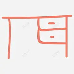 办公桌电脑桌前台图标高清素材 前台 办公桌 家具 工作空间 电脑桌 酒店和餐厅手绘涂鸦图标 免抠png 设计图片 免费下载
