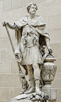 卢浮宫的汉尼拔雕像,Sébastien Slodzt, 1704。
汉尼拔·巴卡（Hannibal Barca）前247年－前183年）北非古国迦太基著名军事家。