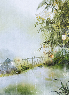 墨香温存 时光静好-花瓣网|陪你做生活的设计师 | 【古风插画绘师"