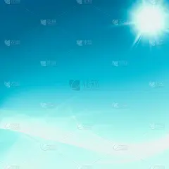 背景,蓝色,抽象,水,留白,绘画插图,夏天,魟,明亮,镜头眩光