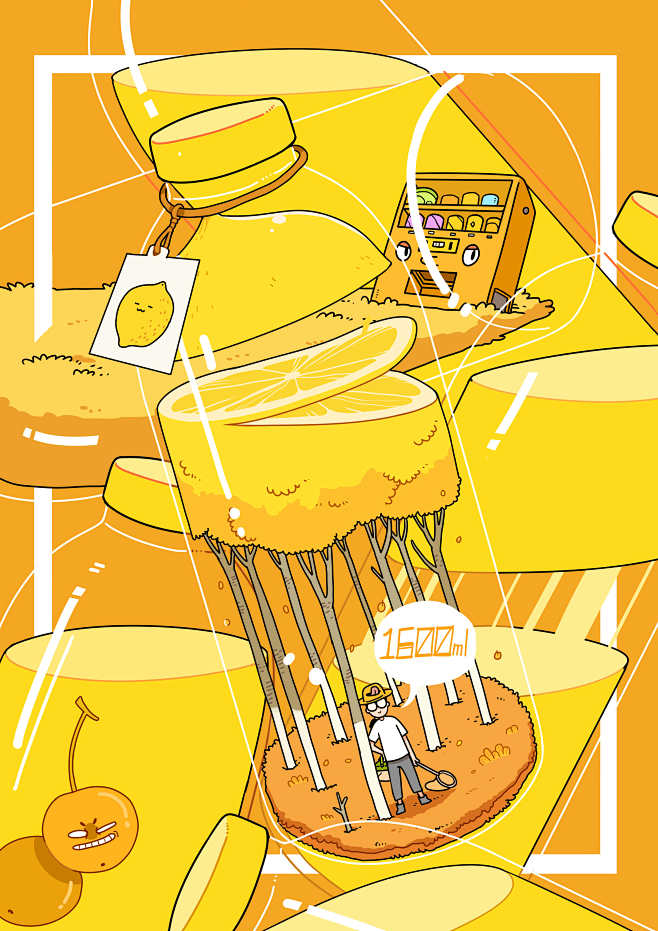 逃避型人格【二】插画创作习作林遭遇 - ...