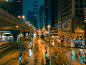 Hong Kong Respiration : During the night, this busy city takes a short nap and the streets might be empty then...