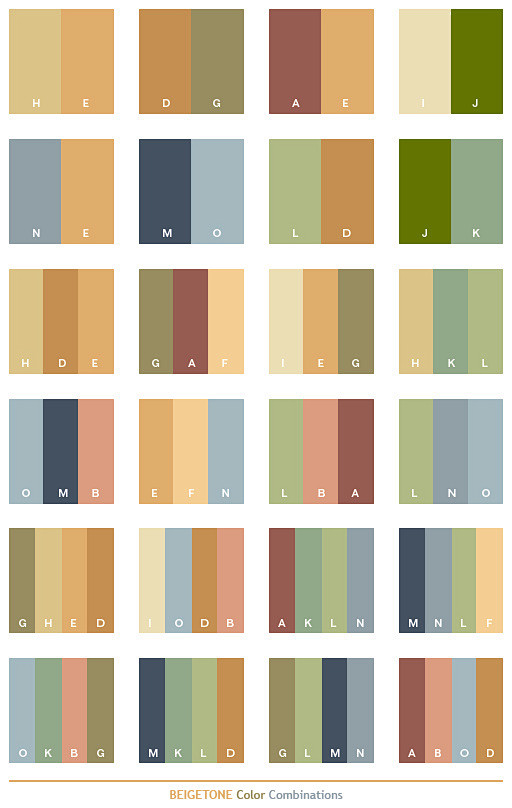 按颜色主题分类的13种配色方案色卡|配色...