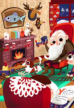 插画素材 欧美可爱Q版卡通人物插画噪点ps板绘procreate手绘临摹-淘宝网