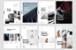 罕见的时尚简洁黑白商务商业杂志画册设计模板nano-illustrator-stationery-template-设计模版-@美工云(meigongyun.com)