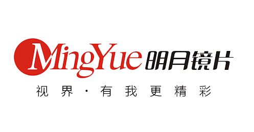明月镜片logo