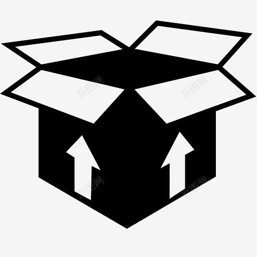 盒子箭头纸板箱图标 设计图片 免费下载 页面网页 平面电商 创意素材-花瓣网