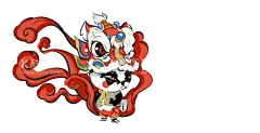 狮子古风元素国潮  - 源文件下载【酷图网】节日,庆典,古风,狮子,潮