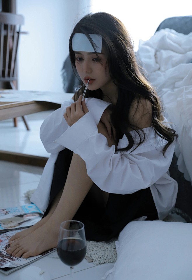 吊带长裙～小姐姐生病了