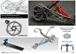 SCISSORS BIKE : Scissors.It's a new style folding bike that you can go anywhere and easily transport it, with style and without folding systems difficult.