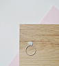 代购 法国设计师Fernanda - AgJc 纯银简约几何圆弧戒指环 泡泡 原创 新款 2013 正品 法国巴黎