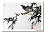 著名画家胡益通老师写意花鸟画作品欣赏