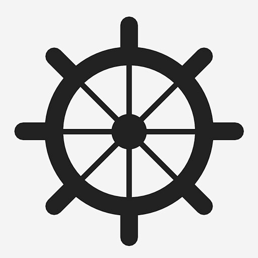 方向盘船舵图标_88ICON https://88icon.com 方向盘 船 舵 船轮
