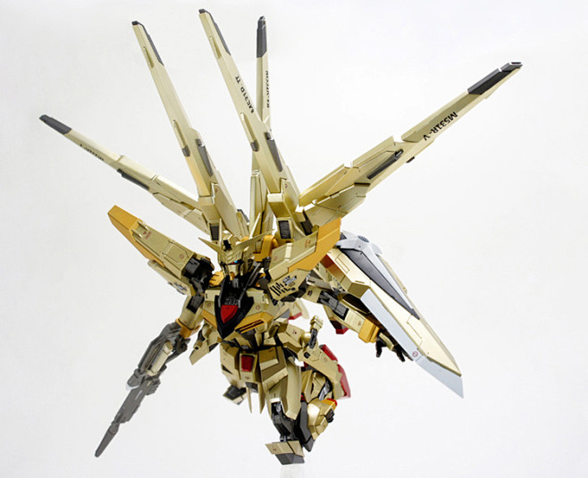 现货龙桃子mg1100电镀版金拂晓双装备拼装敢达模型送水贴淘宝网