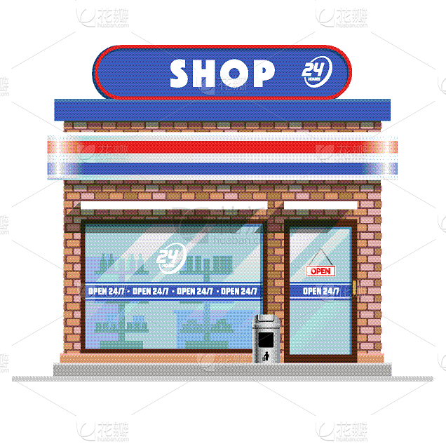 小的,便利店,旅途,商务,咖啡,食品,酒...