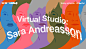 Title screen for the Sara Andreasson virtual session for Today at Apple.