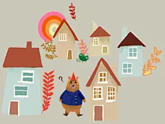 你是迷路了吗？_黄画瘦Joie_W__插画师作品_涂鸦王国gracg.com