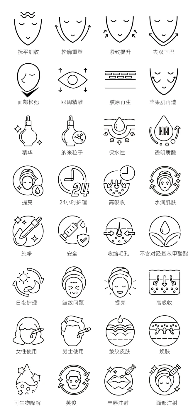 医美图标icon设计-花瓣网