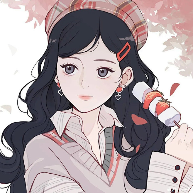【板绘插画】一组非常好看的女生插画（2）...