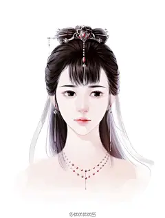 古风手绘美人