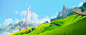 Stylized scene _白塔