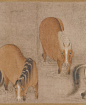 以画马著称的画家：清溪饮马图和十六神骏图卷(全卷)纸本高清赏析