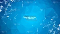 几何形状,青绿色,背景,分子,折纸工艺,三角形,铁丝网,概念,太空,技术