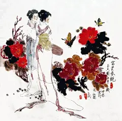 关文武国画网络展-人物作品1 - 关文武 - 关文武书画艺术