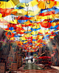 葡萄牙装置艺术摄影 Umbrella Sky Project 项目
⠀⠀⠀⠀⠀⠀⠀⠀⠀⠀⠀⠀⠀⠀来源：[INSTAGRAM] artswb